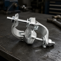 Collier de serrage pivotant pour échafaudage en aluminium/acier galvanisé, coupleur rotatif pour tube d'échafaudage de construction