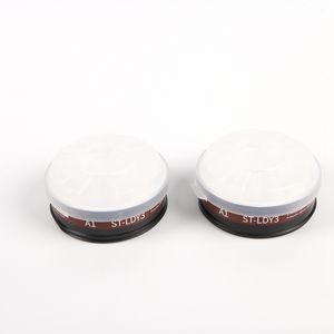 CE EN136 Respirator wajah penuh keselamatan lukisan industri <span class=keywords><strong>40mm</strong></span> <span class=keywords><strong>Filter</strong></span> masker <span class=keywords><strong>Gas</strong></span> - Product Image 5