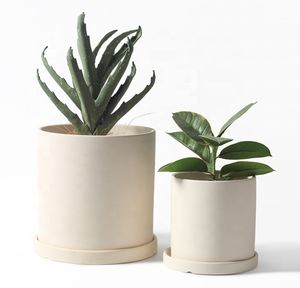 Vaso Moderno Rotondo in Porcellana Non Smaltata per Piante <span class=keywords><strong>Succulente</strong></span>, <span class=keywords><strong>Giardino</strong></span> Domestico, Verticale, Vendita all'Ingrosso - Product Image 4