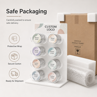 Étagères et présentoirs en acrylique personnalisés pour les sachets de snus et les accessoires de magasin
