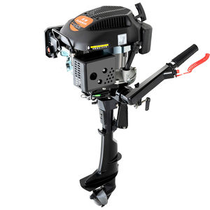 Moteur hors-bord 6HP 4 temps 140cc pour bateau de pêche 3.7KW essence refroidissement par air CDI hélice robuste Hangkai - Product Image 1