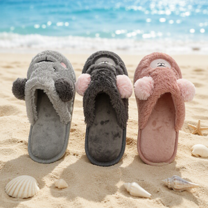 Pantuflas de invierno para mujer, suaves, cómodas, cálidas, de moda, bonitas, divertidas, para el hogar, baratas, para invitadas - Product Image 2