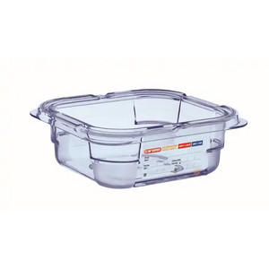 Recipiente para Alimentos ABS GN 1/6, 17.6 × 16.2 × 6.5 h cm, 1 L, sin Tapa, -40/+80 ° C Araven - Product Image 1