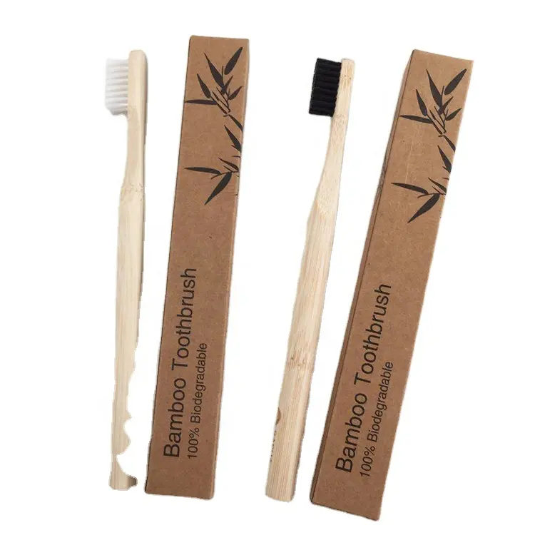 Wholesale hot selling eco-friendly bamboo toothbrush with private label