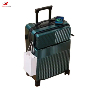 RTS Bulk Mixed Order <b>Multifunctional</b> Front Open Luggage Young Suitcase Travel Bag With Usb <b>Charger</b> and Cup Holder Luggage - Product Image 1