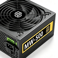 Alimentations PC à performance stable 450/550/650/750/850W, alimentation pour ordinateur de jeu avec ventilateur de refroidissement silencieux pour ordinateur de bureau