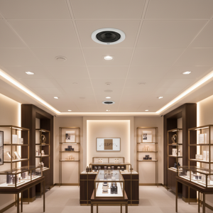 Altavoz de Techo Coaxial Thinuna TS-5CT de 5.25 Pulgadas y 20W <span class=keywords><strong>para</strong></span> Sistemas de Audio Comerciales PA, con Transformador de 100V/70V y 8Ω Seleccionables - Product Image 1