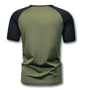 Camisetas Deportivas al por Mayor, 95% Poliéster, 5% Elastano, Manga Raglán con Botones, Cuello Redondo, Secado Rápido para Hombre - Product Image 3