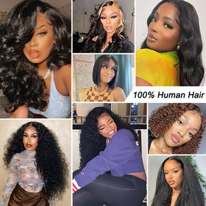 Venta al por mayor pelo humano crudo vietnamita Rose Curl cutícula pelucas delanteras de encaje onda del cuerpo color natural sin cola pelucas de encaje Full HD - Product Image 6