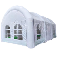 Tente gonflable hermétique imperméable de maison de partie de camping tente commerciale extérieure de maison de rebond tentes scellées par air médicales portatives d'événement