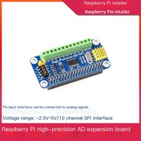 Raspberry Pi 4B/Nvidia Jetson Nano AD Papan Ekspansi Analog-ke-Digital Presisi Tinggi Modul Konverter Analog-ke-Digital