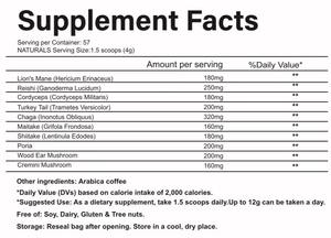 Aanpassen Biologische Champignonmix Koffie Oem Instant Leeuwenmanen Champignonkoffie Champignons Extract Leeuwen Manen Koffiepoeder - Product Image 6