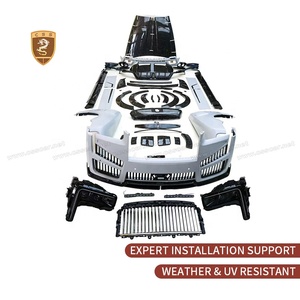 Kit de Carrocería para Parachoques de <span class=keywords><strong>Rolls</strong></span>-<span class=keywords><strong>Royce</strong></span> Cullinan 18-20, Actualización a Estilo MSY 2021-2024, Kit de Carrocería Ancha, Guardabarros y Aletines - Product Image 2