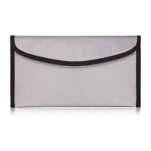 White Fireproof <b>Document</b> <b>Bag</b> Waterproof Envelope Pouch File Holder for Home Office School Use - Product Image 1