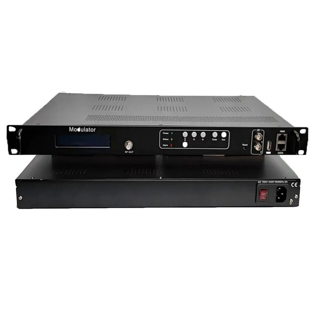 Tuoying Economical LCD Display IP RF ASI RF TV Frontend 4-channel DVB-T ATSC ISDBT DVB-C Modulator TS Re-multiplexing for