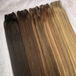 ผมต่อแบบตรง 100% ผมแท้ธรรมชาติ เกรด Remy ผลิตด้วยเครื่องจักร แบบ Double Drawn สำหรับผู้หญิงที่ต้องการความงาม - Product Image 3