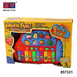 Kids Plastic Elektronische Toetsenbord Fruit Speelgoed Muziekinstrument Piano