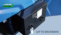 Logistik Material Pabrik Baterai Berat Kontrol Beban Berat Liftron CPD40D 4000kg Forklift Elektrik Counterbalance