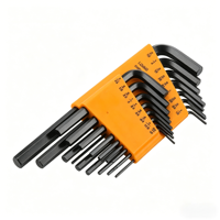 Kit d'outils manuels multifonctionnels pour mécanicien, 36 pièces, pour la maison, clés hexagonales traitées thermiquement, pour le bricolage