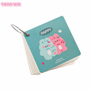 Libro de dibujos animados de hierro para <span class=keywords><strong>estudiantes</strong></span>, libro de palabras en blanco, Inglés, oficina, aprendizaje, portátil, hoja suelta, 2952 - Product Image 5