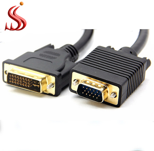 Hiển Thị Cáp DVI To <span class=keywords><strong>VGA</strong></span> Cáp Độ Phân Giải Cao Nam Màn Hình Cáp Với RGB Coax DVI-A M Để HD15 M 6FT - Product Image 1