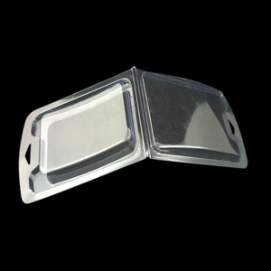 Customized Clear Plastic Hanger Clamshell Double Blister PVC PET candle Wax Melts Clamshell Plastic Packaging