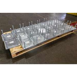 Plaque d'encastrement personnalisée en acier Plaque de <span class=keywords><strong>goujon</strong></span> pour béton préfabriqué - Product Image 4