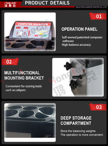 Équipement de garage de véhicule CE à guichet unique Atelier de pneus <span class=keywords><strong>D</strong></span>émonte-pneus <span class=keywords><strong>et</strong></span> équilibreuse Combo Machine de montage de pneus Machine à équilibrer les roues - Product Image 3