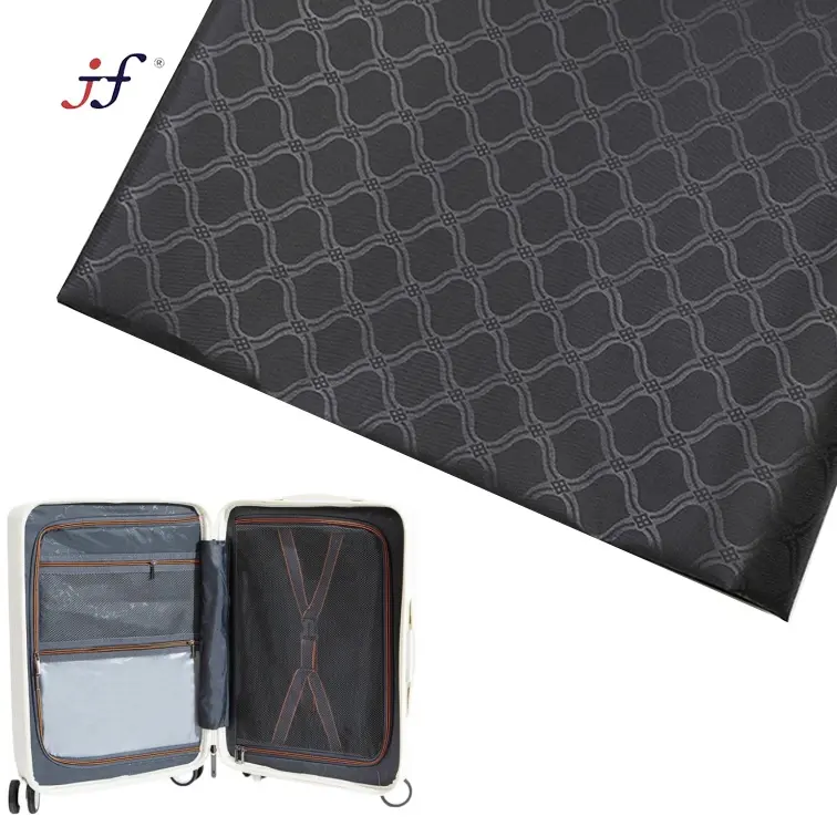 Tissu oxford à carreaux imperméable 210D direct d'usine pour doublure de sac, doublure de bagage, vêtement