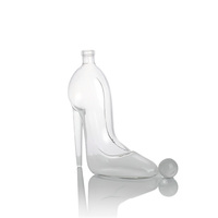 Bouteille de vodka personnalisée en verre borosilicate bleu givré de Mongolie, forme du corps, taille