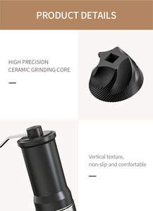 Venta al por mayor <span class=keywords><strong>Happyway</strong></span> MM003 Herramientas de café ecológicas estilo americano, portátiles, de acero inoxidable con muela de cerámica, manuales - Product Image 3