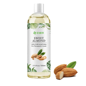Aceite de Almendras Dulces 100% Natural, Aceites Portadores Prensados en Frío de Argán, Ricino, Coco, Rosa Mosqueta, Jojoba y Oliva, Aceite Base para Cuerpo y Cabello - Product Image 1