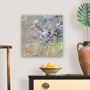 <span class=keywords><strong>Quadri</strong></span> su Tela Dipinti a Mano, Arte Murale con Fiori di Ciliegio, Opera d'Arte Nordica, Dipinto Testurizzato, Decorazione per Camera da Letto e <span class=keywords><strong>Soggiorno</strong></span> - Product Image 5