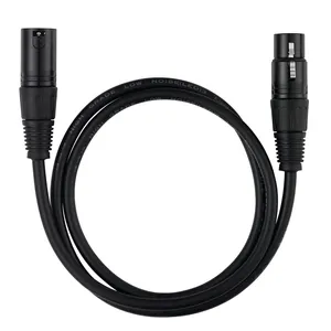 Xlr to Xlr Cable Wholesale 3Pin Male To Female Connector length DC 3.50mm Microphone Xlr Audio Dmx Cable Dmx Cable