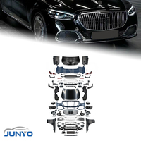 Feux avant Junyo, feux arrière, pare-chocs avant, kits de carrosserie pour Mercedes-Benz Classe S W221 2006-2013, mise à niveau vers W223 Maybach