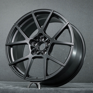 Ruedas Forjadas en Negro Satinado de 17", 18", 19", 20", 21" 5x100 5x105 5x108 5x110 5x112 5x114.3 5*120 5*127 para Automóviles de Pasajeros - Product Image 1