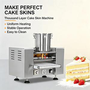 Macchina per Crepe Stratificate in Acciaio Inox, 100-300 Pezzi/<span class=keywords><strong>Ora</strong></span>, Alta Capacità Produttiva, Facile Utilizzo, Nuova 110V/220V - Product Image 5