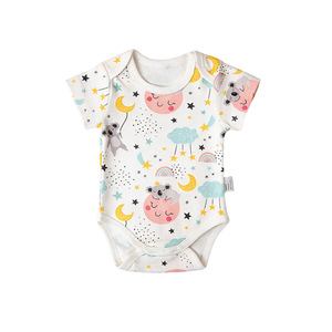 Body Triangolare Classico con Stampe Carine in Puro Cotone per Neonati Unisex, Tutina Personalizzata per Bambini - Product Image 5