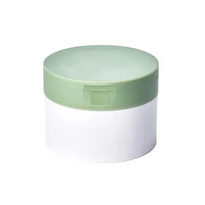 cleansing cream Plastic frost skincare mudpack PP jar 100g 3.4oz cosmetic packaging face mask Cream Dispenser Container