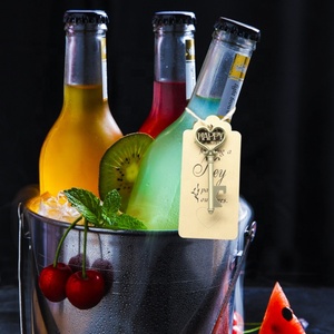 2023 clés antiques cadeaux souvenirs rustiques faveurs de <span class=keywords><strong>mariage</strong></span> Vintage ouvre-bouteille de bière <span class=keywords><strong>clé</strong></span> heureuse avec carte d'étiquette d'escorte - Product Image 5