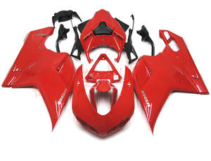 Panneaux latéraux de <span class=keywords><strong>carrosserie</strong></span> de moto Ducati 848/1098/1198 2007-2011, panneaux de <span class=keywords><strong>carrosserie</strong></span> complets et coque - Rouge, noir, blanc - Product Image 5