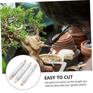 Fil de jardinage DIY floral pour bouquets faits main, fils polyvalents pour projets de jardinage DIY, fil floral en métal argenté - Product Image 6