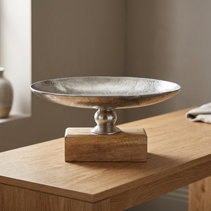 Nouveauté : Bol décoratif de Noël de luxe écologique en bois et métal pour la maison et la cuisine, design moderne, artisanat indien - Product Image 3