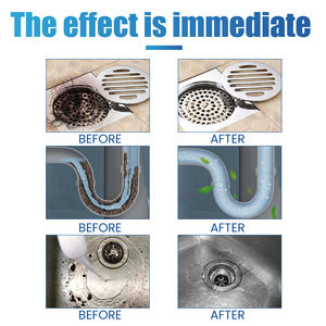 Jakehoe cucina e <span class=keywords><strong>wc</strong></span> tubo di disostruzione pastiglie di pulizia blocco fogna <span class=keywords><strong>scarico</strong></span> zoccoli polvere eliminatore odore - Product Image 4