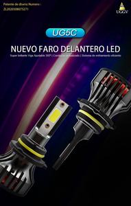 UG5C 54W Super Bright LED Fog Lights 9005 9006 <span class=keywords><strong>H7</strong></span> Kits de conversion d'ampoules de voiture Phares LED haute performance pour Polo <span class=keywords><strong>Focus</strong></span> - Product Image 6