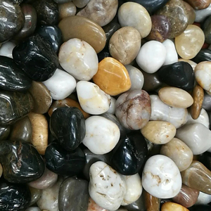 Landscaping Polished Mixed <strong>Color</strong> <strong>River</strong> Pebble <strong>Stone</strong> - Product Image 2