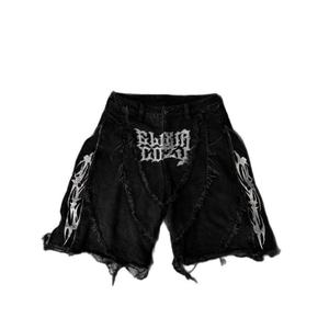 Pantalons de survêtement décontractés pour hommes, coton de haute qualité personnalisé avec ceinture épaisse, ourlet brut, coutures usées, jambe large, imprimé numérique - Product Image 2