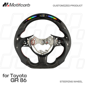Volante de fibra de carbono personalizado con pantalla LED inteligente de RPM para Toyota 86 GR 86 GT TRD Special Edition Coupe 2016-2024 - Product Image 2