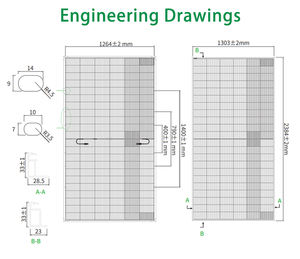 両面太陽光発電パネルJinkoソーラーパネルN型モノラルソーラーパネルJinko 700w - Product Image 3