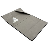 Étui en cuir portable de style nouveau pour lunettes, boîte de rangement pliable triangulaire pour lunettes de soleil